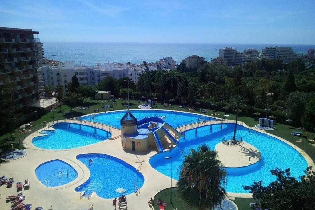 Benalmadena Estudio Jjupiter 250 M Del Mar Con Vistas Al Mar Piscinas מראה חיצוני תמונה